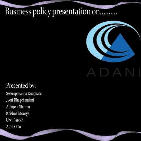 Adanipresentation 130311135708-phpapp01