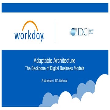 Adaptable Architecture – the Backbone of Digital Business Models