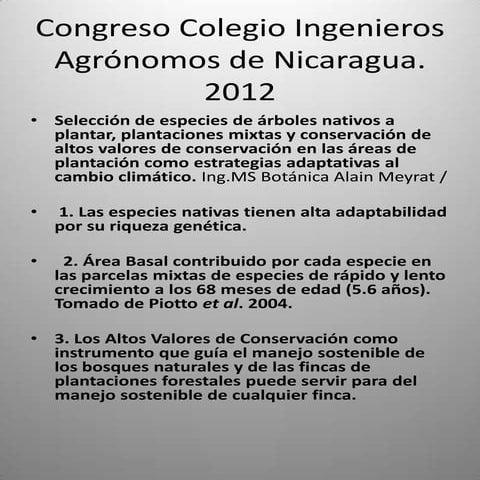 Adaptacion de especies laurel