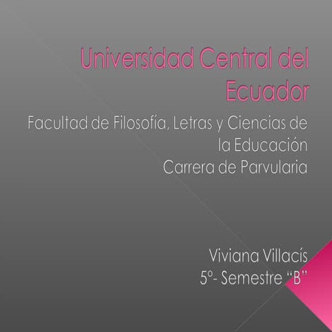 Adaptaciones curriculares por Viviana Villacís