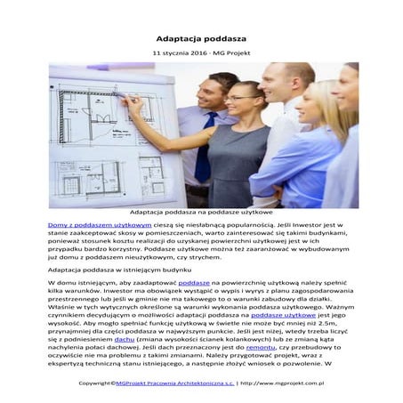 Adaptacja poddasza