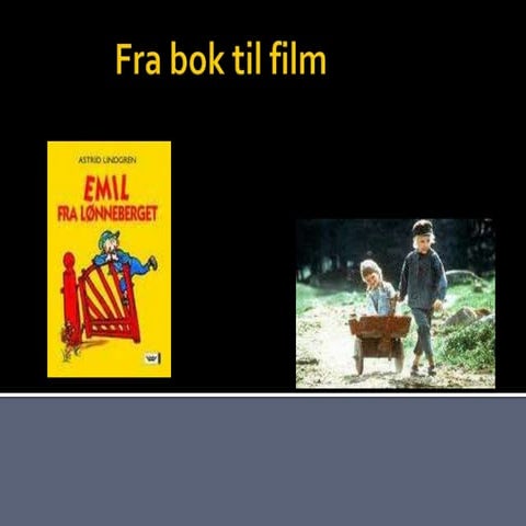 Adaptasjon bok film, film-bok