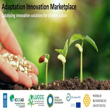 Adaptation Innovation Marketplace 
