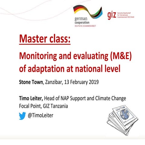 Monitoring and Evaluation System for Adaptation Projects | PDF