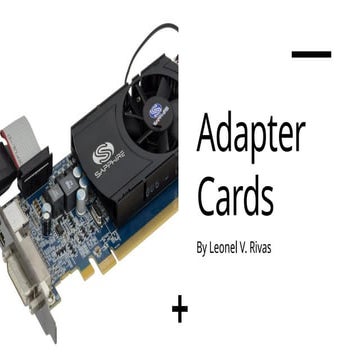TLE ICT CSS 10 - Computer Adapter Cards.pptx