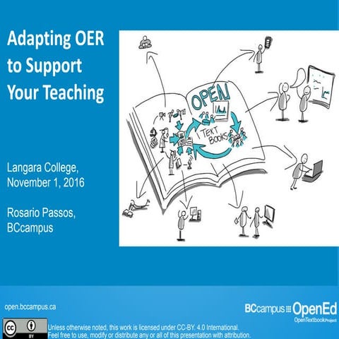 Adapting oer langara