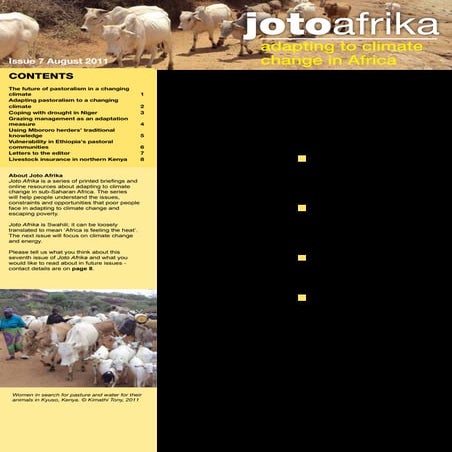 Adapting to climate change