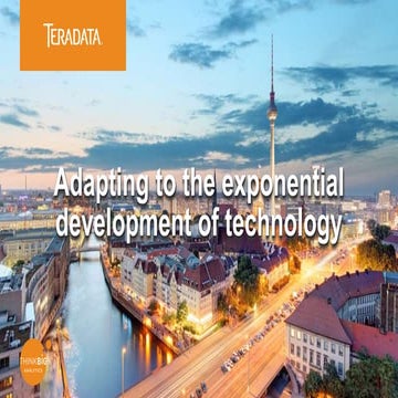 Adapting to the exponential development of technology