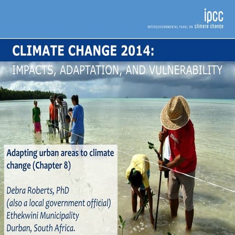 Adapting Urban Areas to Climate Change