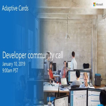 Adaptive cards 101 | PPTX