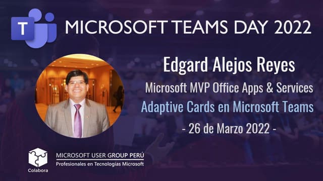 Adaptive Cards para Microsoft Teams
