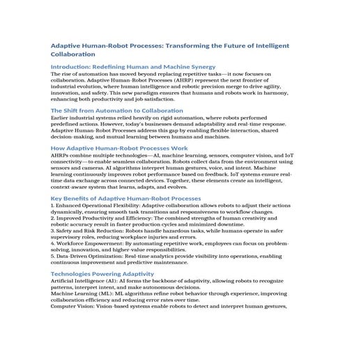 The role of collaborative robots in distributed manufacturing systems ...