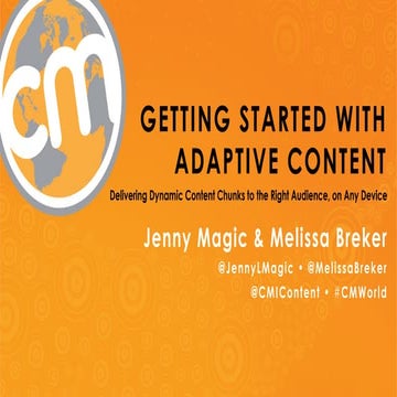 Getting Started With Adaptive Content