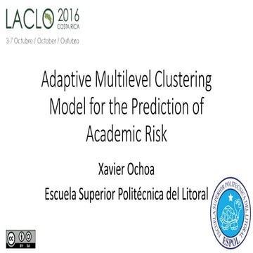 Adaptive Multilevel Clustering Model for the Prediction of Academic Risk