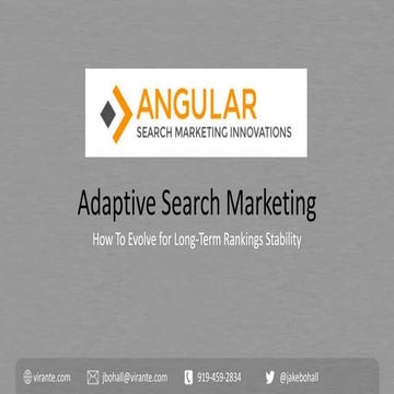 Adaptive Search Marketing - Digital Marketing For Business 2015 #DMFB