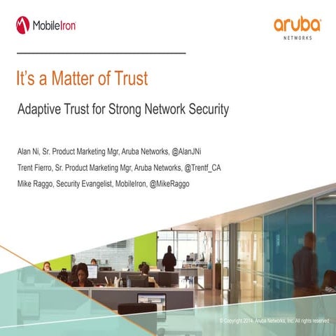 Adaptive Trust for Strong Network Security