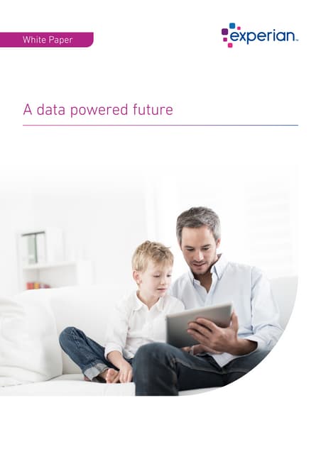 A data powered future