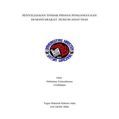 Adat nias | PDF