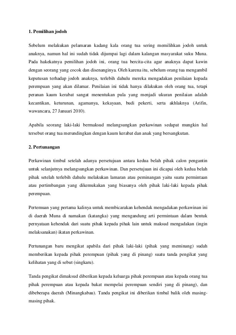 Adat pernikahan suku muna