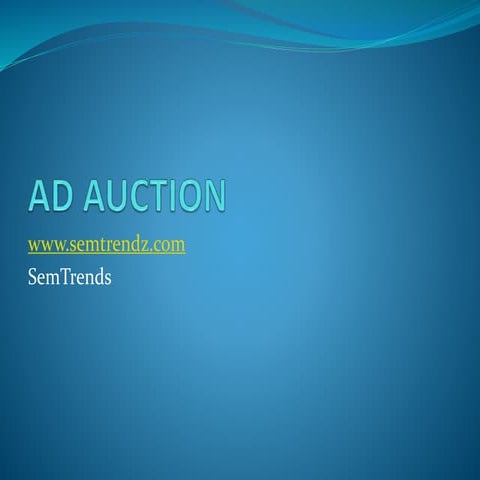Ad auction