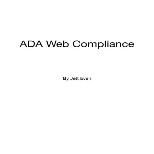ADA-Compliance-Ensuring-Accessibility-for-All | PPTX