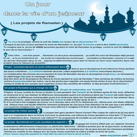 A Day In A Fasters Life France