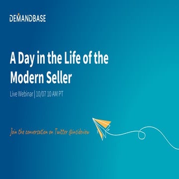A day in the life of a modern seller webinar