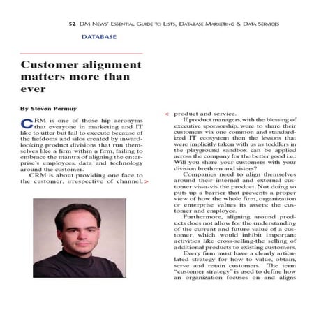 Customer alignment matters more than ever | PDF