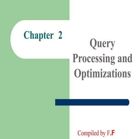 Query processing in Distributed Database System | PPTX