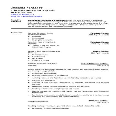 Robin Brown CV | DOCX
