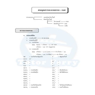 สรุปวิชาเคมี