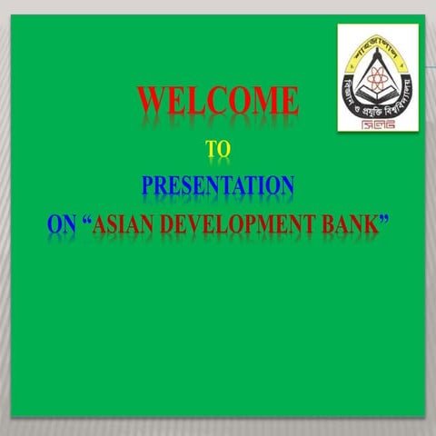Asian Development Bank ADB
