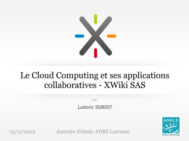 Le Cloud Computing et ses applications collaboratives