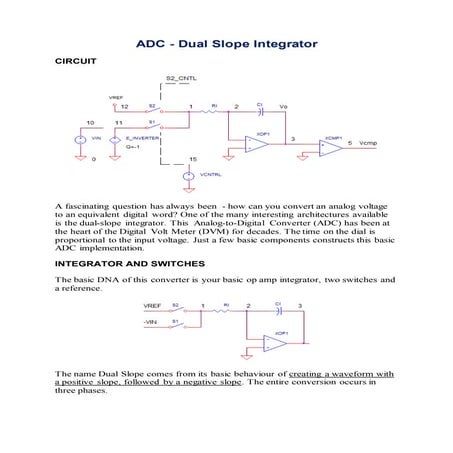 ADC - Dual Slope Integrator