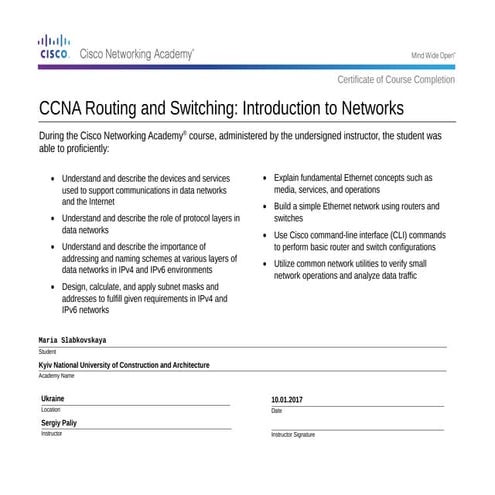 Cisco network fundamental | PDF