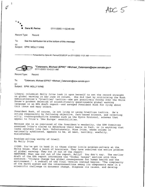 EPA DROE Email 7.11.03