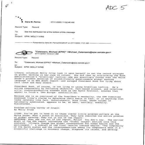 EPA DROE Email 7.11.03