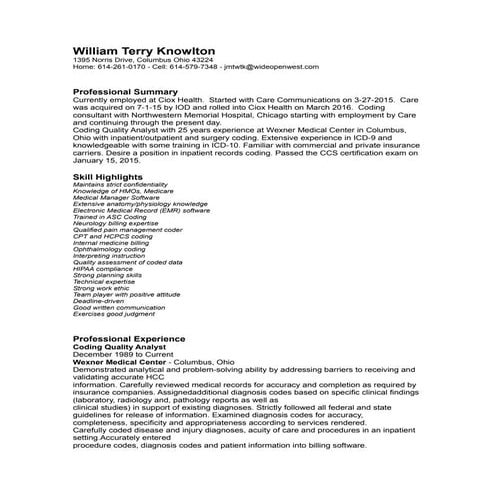 Terry K resume 12-8-16