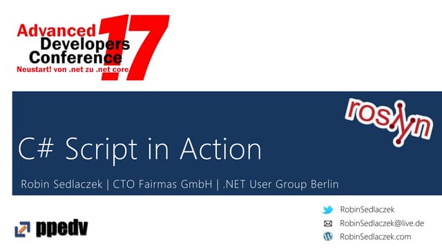 ADC Core 2017 - Warum warten auf die IDE?