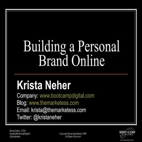 Building Your Personal Brand Online - Career Day