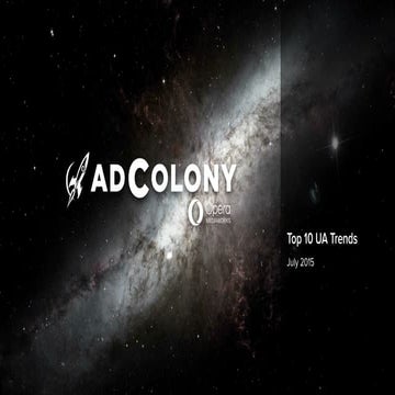 Top 10 Mobile User Acquisition Trends - AdColony