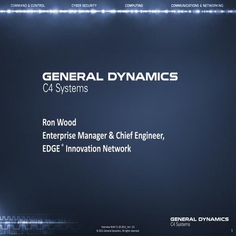 A&D Conf General Dynamics C4 Systems
