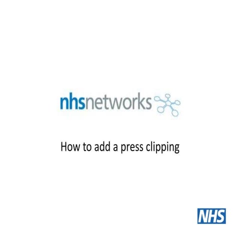 Add a press clippingv3