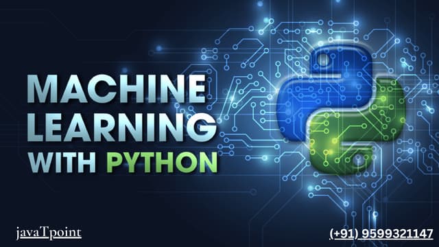Python with ML Tutorial- javatpoint