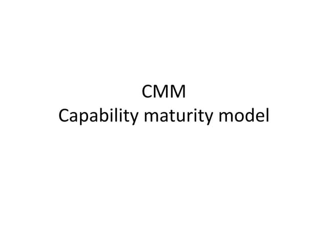 CMM