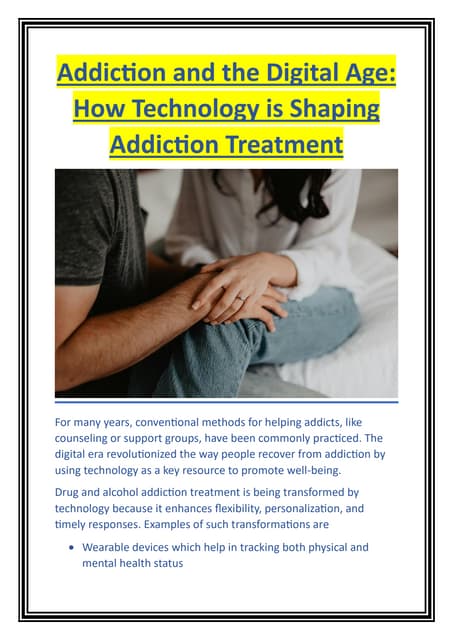 Illustration of Addiction To Digital Devices Support