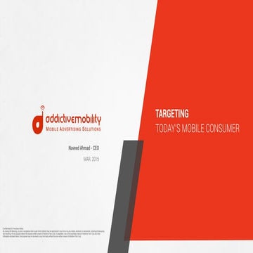 ENGAGE 2015 - Inn-App Retargeting On Mobile Devices The Way Forward - Addicti...