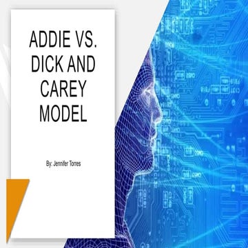 ADDIE to Dick and Carey Model
