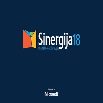 Addiko Bank Digital Transformation Experience - Microsoft Sinergija 18