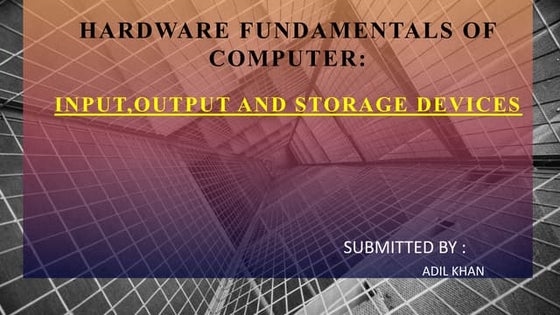Various type of hardware | PPT